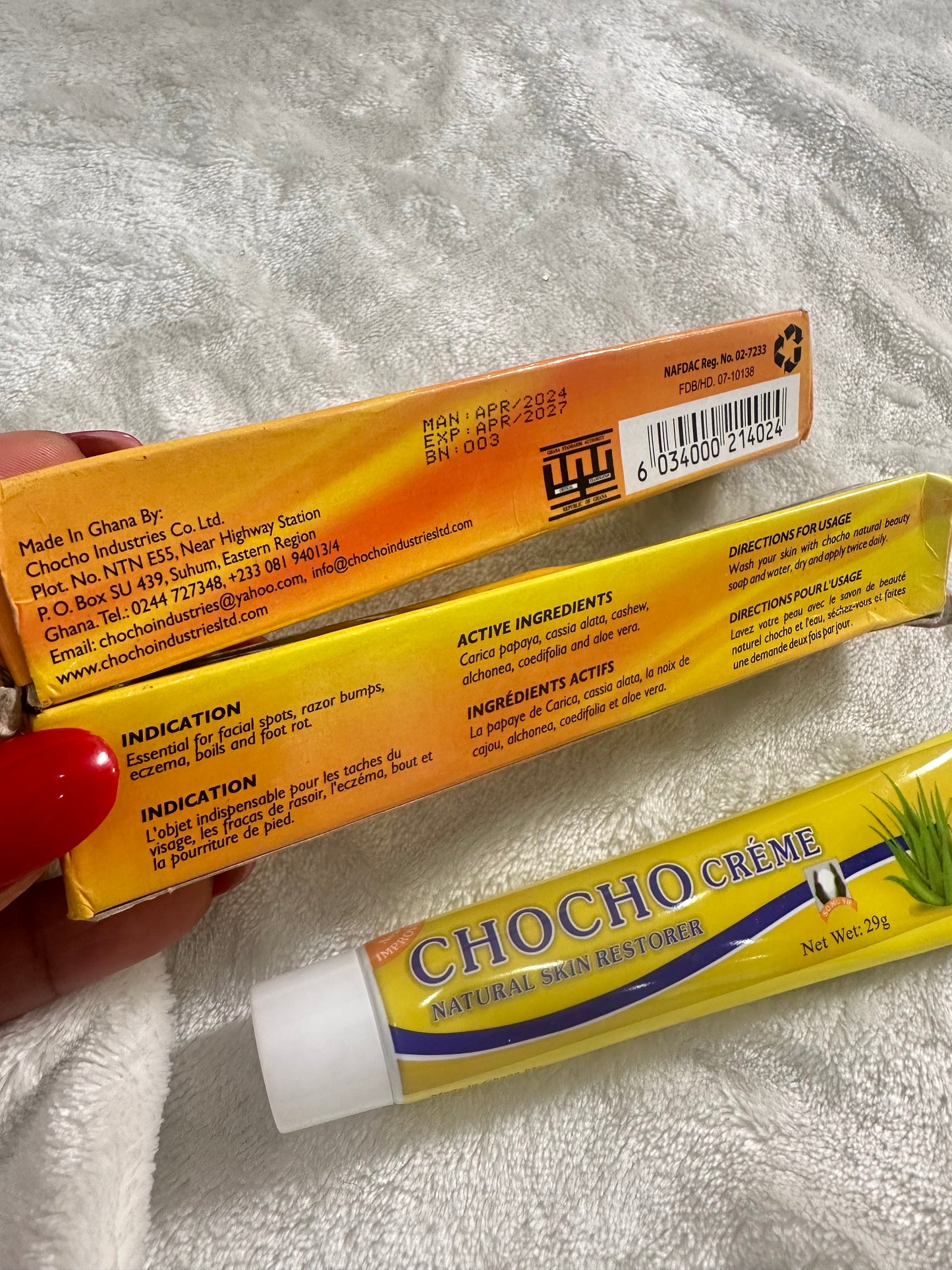 Chocho cream natural skin restorer