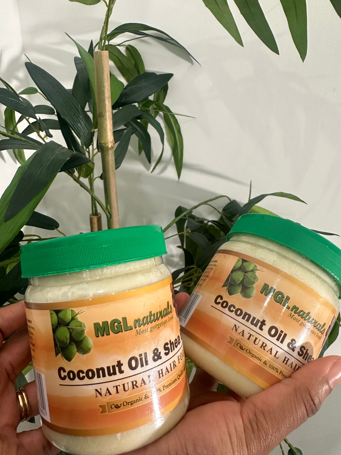 Shea Butter and coconut oil hair food